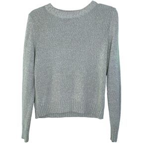 H&M Divided Women Baby Blue Knit Pullover Sweater Soft Small